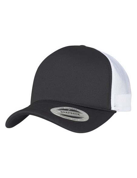 FLE-6005FC-Foam Trucker Cap Curved Visor 2